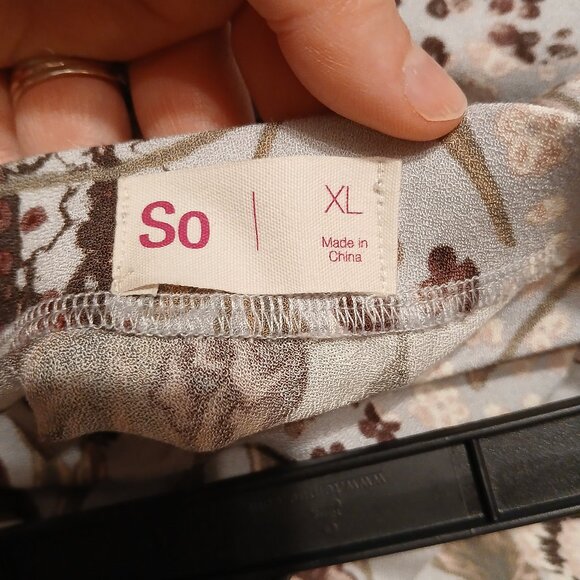 Floral XL slip skirt - Picture 4 of 5